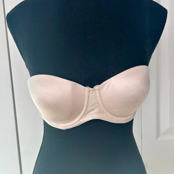 La Senza Strapless Push-up Nude Bra in 34B - Picture 2 of 4